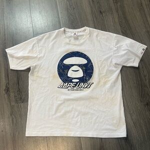 Aape White Graphic Tee